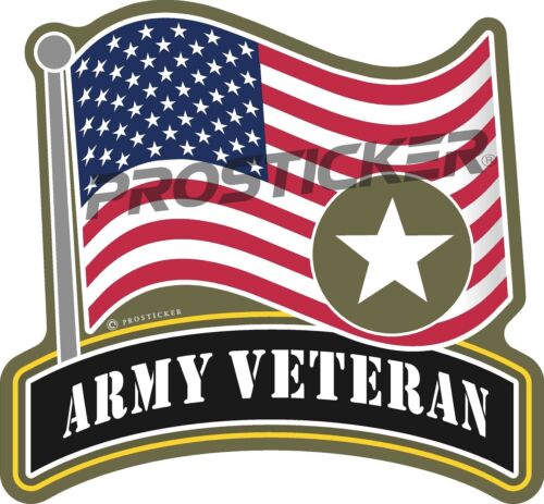 Coast Guard, Army, Navy, Air Force, Veteran, Vietnam, USCG, Decal, USA, Flag, Military, Weatherproof for Your car, truck, laptop, iPad, notebook, mailbox, window, locker, toolbox, etc. Made In the USA ProSticker 4"