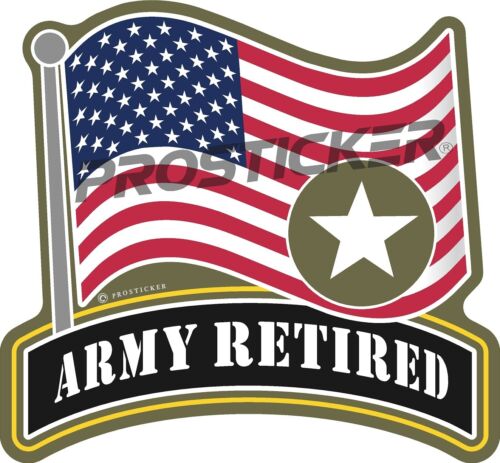 Coast Guard, Army, Navy, Air Force, Veteran, Vietnam, USCG, Decal, USA, Flag, Military, Weatherproof for Your car, truck, laptop, iPad, notebook, mailbox, window, locker, toolbox, etc. Made In the USA ProSticker 4"
