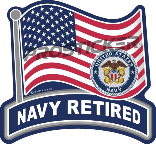 Coast Guard, Army, Navy, Air Force, Veteran, Vietnam, USCG, Decal, USA, Flag, Military, Weatherproof for Your car, truck, laptop, iPad, notebook, mailbox, window, locker, toolbox, etc. Made In the USA ProSticker 4"