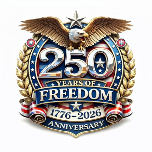 Celebrate USA's 250th Anniversary Freedom Color Decal - Premium Vinyl Sticker for Windows, Bumpers, Vehicles, Motorcycles, Glass, Laptops - Made in USA by ProSticker Model 2031