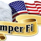 ProSticker 988 (One) 3" X 6" American Pride Series Semper Fi Bald Eagle Decal Sticker