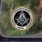 Masonic, Shriner, Lodge, Compass Square, Blue Lodge, Freemason, Weatherproof for Your car, truck, laptop, iPad, notebook, mailbox, window, locker, toolbox, etc. Made In the USA 4" ProSticker