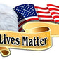 ProSticker 970 (One) 3" X 6" Patriot Series All Lives Matter American Eagle Support Decal Sticker