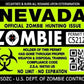ProSticker 1238 (Two Pack) 3"x 4" Zombie Series Nevada Hunting License Permit Decal Sticker