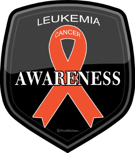 ProSticker 2507 (One) 4" Cancer Awareness Series Leukemia Decal Sticker