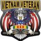Air Force Vietnam Veteran Decal USA Flag Eagle Military ProSticker 263