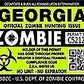 ProSticker 1220 (Two Pack) 3"x 4" Zombie Series Georgia Hunting License Permit Decal Sticker