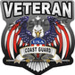 Coast Guard, Army, Navy, Air Force, Veteran, Vietnam, USCG, Decal, USA, Flag, Military, Weatherproof for Your car, truck, laptop, iPad, notebook, mailbox, window, locker, toolbox, etc. Made In the USA ProSticker