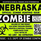 ProSticker 1237 (Two Pack) 3"x 4" Zombie Series Nebraska Hunting License Permit Decal Sticker