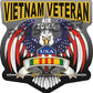 Coast Guard, Army, Navy, Air Force, Veteran, Vietnam, USCG, Decal, USA, Flag, Military, Weatherproof for Your car, truck, laptop, iPad, notebook, mailbox, window, locker, toolbox, etc. Made In the USA ProSticker