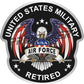 Coast Guard, Army, Navy, Air Force, Veteran, Vietnam, USCG, Decal, USA, Flag, Military, Weatherproof for Your car, truck, laptop, iPad, notebook, mailbox, window, locker, toolbox, etc. Made In the USA ProSticker