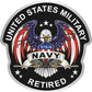 Coast Guard, Army, Navy, Air Force, Veteran, Vietnam, USCG, Decal, USA, Flag, Military, Weatherproof for Your car, truck, laptop, iPad, notebook, mailbox, window, locker, toolbox, etc. Made In the USA ProSticker