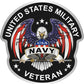 Coast Guard, Army, Navy, Air Force, Veteran, Vietnam, USCG, Decal, USA, Flag, Military, Weatherproof for Your car, truck, laptop, iPad, notebook, mailbox, window, locker, toolbox, etc. Made In the USA ProSticker