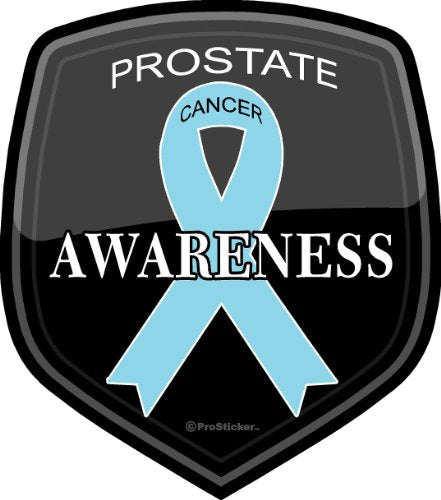 ProSticker 2505 (One) 4" Cancer Awareness Series Prostate Decal Sticker