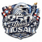 Celebrate USA’s 250th Anniversary Silver and Color Decal - Premium Vinyl Sticker for Windows, Bumpers, Vehicles, Motorcycles, Glass, Laptops - Made in USA by ProSticker Model 2027