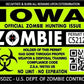 ProSticker 1225 (Two Pack) 3"x 4" Zombie Series Iowa Hunting License Permit Decal Sticker