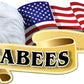 ProSticker 924 (One) 3" X 6" American Pride Series Seabees Bald Eagle Decal Sticker