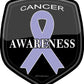 ProSticker 2500 (One) 4" Cancer Awareness Series Cancer Decal Sticker