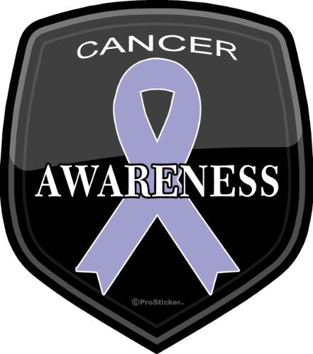 ProSticker 2500 (One) 4" Cancer Awareness Series Cancer Decal Sticker