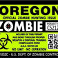ProSticker 1247 (Two Pack) 3"x 4" Zombie Series Oregon Hunting License Permit Decal Sticker