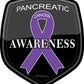 ProSticker 2502 (One) 4" Cancer Awareness Series Pancreatic Decal Sticker