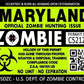 ProSticker 1230 (Two Pack) 3"x 4" Zombie Series Maryland Hunting License Permit Decal Sticker