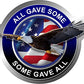 ProSticker 1093 (One) 4" Military Series All Gave Some, Some Gave All Eagle Decal Sticker