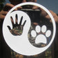 ProSticker 2103 (One) 4" Harmony Series Yin Yang Dog Decal Sticker