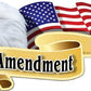 ProSticker 963 (One) 3" X 6" American Pride Series 1st Amendment Bald Eagle Decal Sticker
