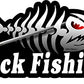 ProSticker 1523 (One) 3.5" X 7" Fishing Art Series Stick Fishing Skeleton Arrow Decals Sticker