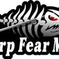 ProSticker 1514 (One) 3.5" X 7" Fishing Art Series Carp Fear Me Skeleton Arrow Decals Sticker