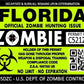 ProSticker 1219 (Two Pack) 3"x 4" Zombie Series Florida Hunting License Permit Decal Sticker