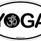 ProSticker 2672 (One) 3" X 5" Yoga Series Decal Sticker