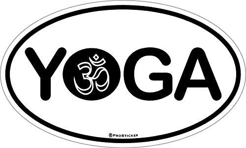 ProSticker 2672 (One) 3" X 5" Yoga Series Decal Sticker
