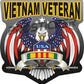 Vietnam Veteran Decal USA Flag Eagle Military ProSticker 266