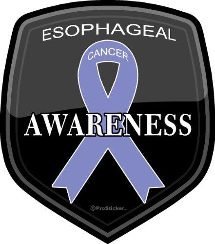 ProSticker 2521 (One) 4" Cancer Awareness Series Esophageal Decal Sticker