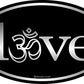 ProSticker 2674 (One) 3" X 5" Yoga Series Love Decal Sticker