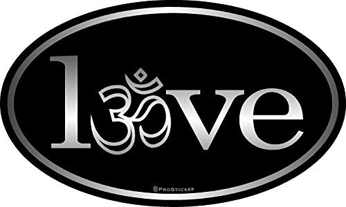 ProSticker 2674 (One) 3" X 5" Yoga Series Love Decal Sticker