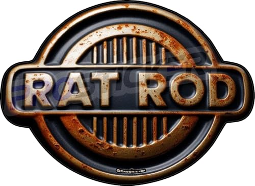 Rat Rod Decal – Durable Vinyl Sticker for Cars, Trucks, Motorcycles, Toolboxes, and More – Retro Hot Rod Style Sticker Prosticker 355