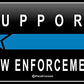 ProSticker 1083 (One) 3" X 5" Patriot Series Support Law Enforcement Thin Blue Line Support Decal Sticker