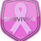 ProSticker 2526 (One) 4" Cancer Survivor Series Breast Decal Sticker