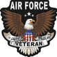 Air Force Veteran Decal USA Flag Eagle Military ProSticker 257