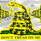 Don't Tread on Me Gadsden Flag Freedom Decal ProSticker 362 (18")