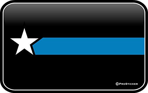 ProSticker 1084 (One) 3" X 5" Patriot Series Thin Blue Line Support Decal Sticker