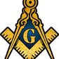 ProSticker 001 (Four Pack) 3" Masonic Series Freemason Compass Square Decal Sticker