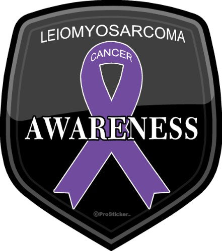 ProSticker 2504 (One) 4" Cancer Awareness Series Leiomyosarcoma Decal Sticker