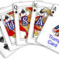 ProSticker 1107 (One) 4" x 7" Patriot Series Play Your Trump Card Royal Flush Decal