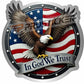 in God We Trust USA American Flag Eagle Decal ProSticker 365