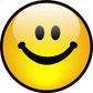 ProSticker 2146 (One) 4" Harmony Series Yellow Smiley Face Decal Sticker