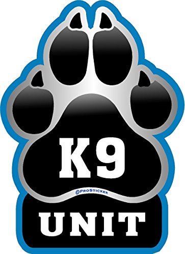 ProSticker 1080 (One) 4" Patriot Series K9 Unit Paw Thin Blue Line Support Decal Sticker
